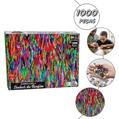 Quebra Cabeça 1000 Peças Senhor do Bonfim