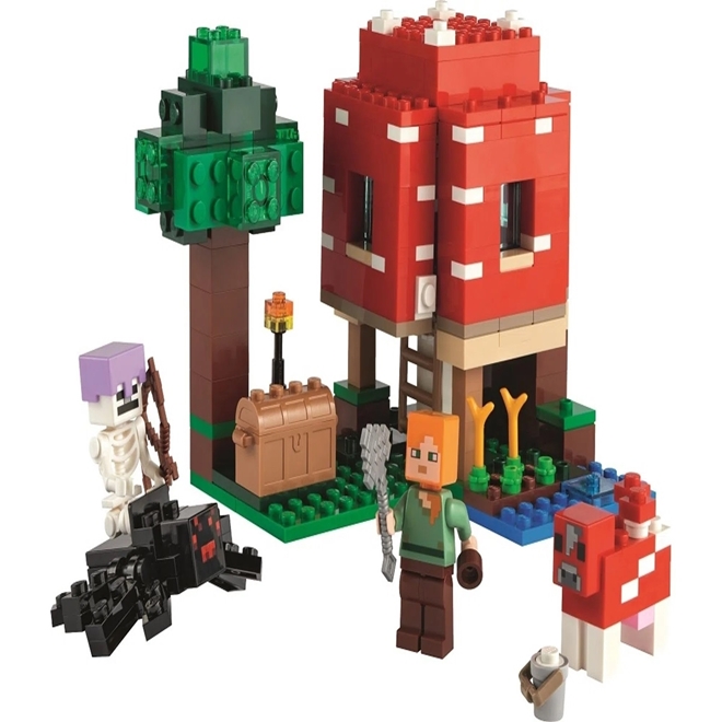 LEGO MINECRAFT A CASA COGUMELO 21179 - Star Brink Brinquedos