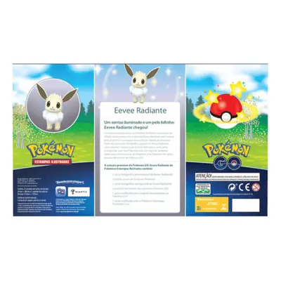 POKEMON GO BOX EEVEE RADIANTE - Gioca Brinquedos & Festa