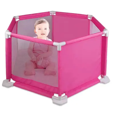 Cercado para Bebê Rosa Seguro e moderno