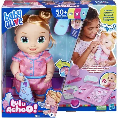 Boneca  Baby Alive Lulu Achoo Loira