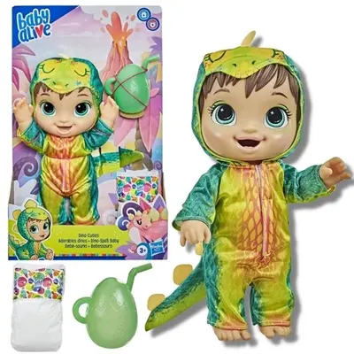 Boneca Baby Alive Bebessauro Morena