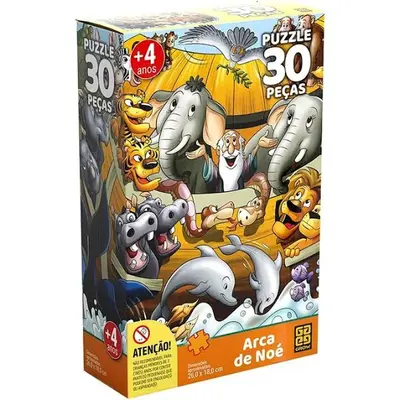 Quebra-Cabeça 30 peças Arca de Noé