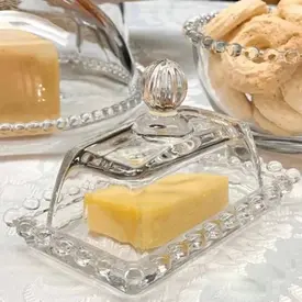 Mantegueira Cristal Wolf Pearl 11X7cm