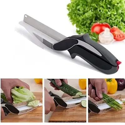 Tesoura para Legumes 2 em 1