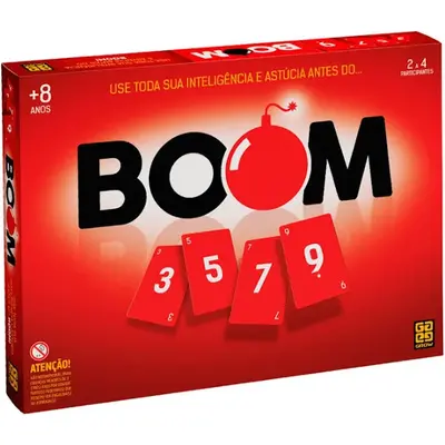 Jogo Boom Interativo De Tabuleiro e Fichas