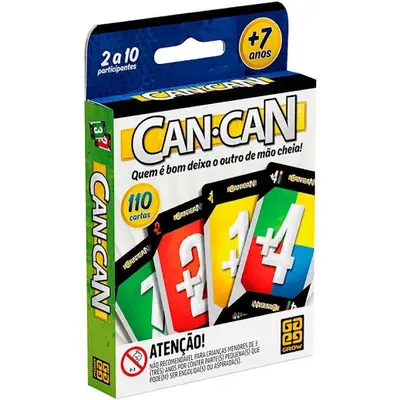 Jogo Can Can Jogo de Cartas Clássico