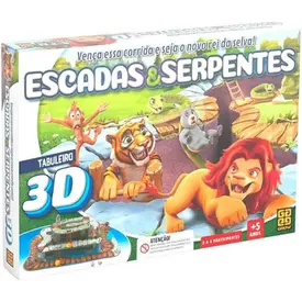 Jogo Escadas e Serpentes 3D