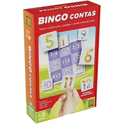 Jogo Bingo Contas Soma e Subtração