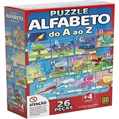 Quebra Cabeça Infantil Puzzle Alfabeto