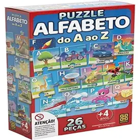 Quebra Cabeça Infantil Puzzle Alfabeto