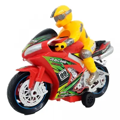 Moto Fricção Athletic com Boneco Luz e Som