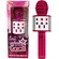 Microfone Infantil Bluetooth Star Voice Karaokê Rosa