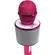 Microfone Infantil Bluetooth Star Voice Karaokê Rosa