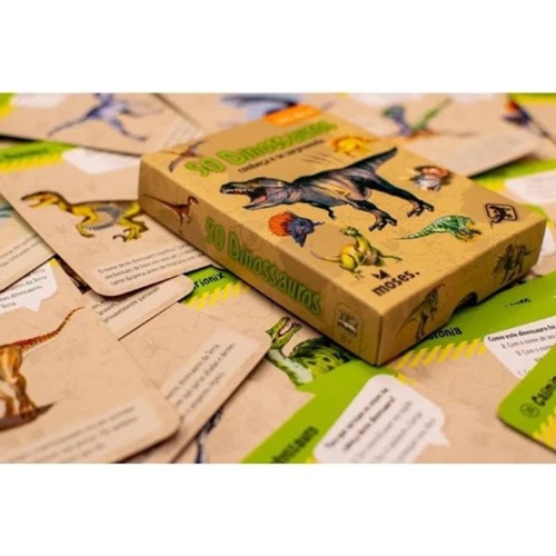 Jogo de Cartas 50 Dinossauros Expedição Natureza Galápagos Jogos