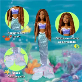 Boneca A Pequena Sereia