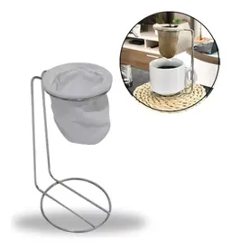 Suporte Coador Café Mini Cromado