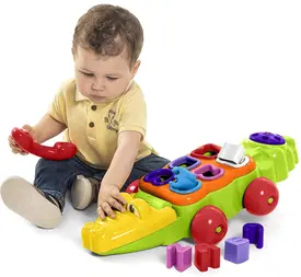 Brinquedo Infantil Jacaré Didático