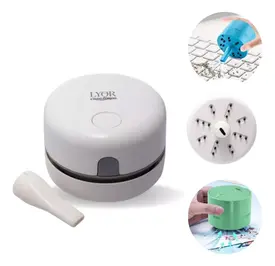 Mini Aspirador de Pó Automatico de Plastico