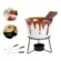Conjunto Fondue Com 6 Peças e 1 Panela Em Cerâmica 385ml 11x15cm
