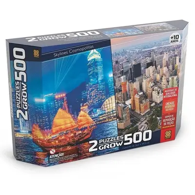 Quebra Cabeça Duplo Skylines Cosmopolitas