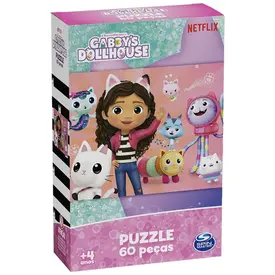Quebra Cabeça 60 Peças Gabby's Dollhouse