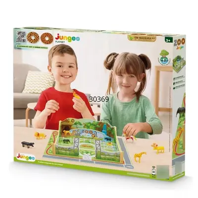 Playset Zoo Junges Brinquedo Animais