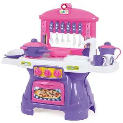 Cozinha Mini Chef Rosa com Água