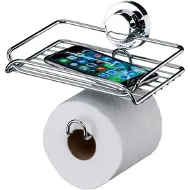 Suporte Papel Higiênico Com Porta Objeto