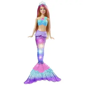 Barbie Fantasy Sereia Luzes Brilhantes