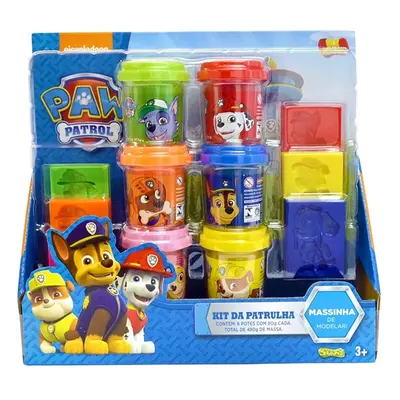 Kit Massinha de Modelar 6 Potes Patrulha Canina