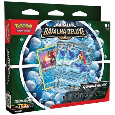 Pokémon Baralho de Batalha Deluxe Meowscarada Quaquaval
