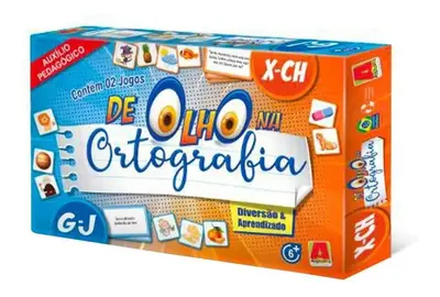 De Olho Na Ortografia G/j & X/ch Educativo Didático Jogo