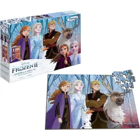 Quebra Cabeça 100 Peças Frozen