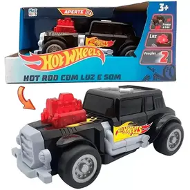 Hot Wheels Carro Hotrod com Luz e Som