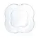 Conjunto 4 Pratos para Sobremesa de Vidro Butterfly 17cm - Wolff