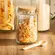 Porta Mantimento Redondo de Vidro com Tampa de Rolha e Colher de Bambu 650ml - Lyor