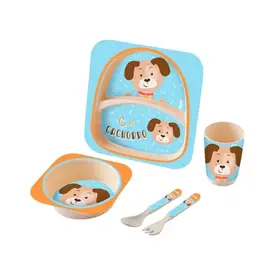Kit Alimentação Baby 5 Peças Cachorro