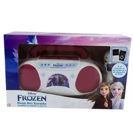 Boombox Karaoke Frozen Infantil com Microfone