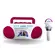 Boombox Karaoke Frozen Infantil com Microfone