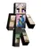 Boneco Minecraft Streamers Cupcake 35 cm
