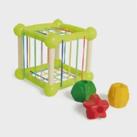 Desafio à Fio Cubo com Elástico