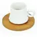 Conjunto Xícara Porcelana com Pires Nordic