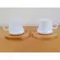 Conjunto Xícara Porcelana com Pires Nordic