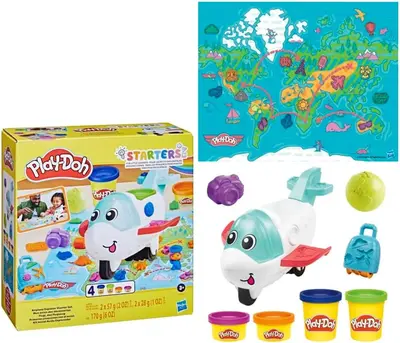 Massinha Play-Doh - Kit Inicial - Avião Explorador F8804 - Hasbro