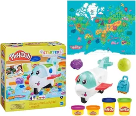 Massinha Play-Doh - Kit Inicial - Avião Explorador F8804 - Hasbro