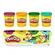 Play Doh Massinha 4 Potes Cores Sortidas
