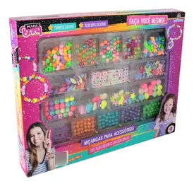 Kit Miçangas Jóias Beleza Make