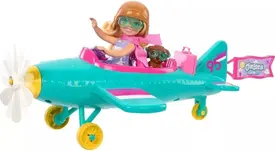 Boneca Barbie Chelsea Can Be Conjunto Piloto de Avião - HTK38 - Mattel