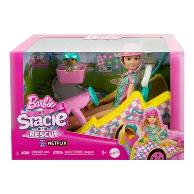 Barbie Family Stacie Ao Resgate Go-Kart HRM08 Mattel